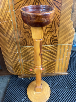 Handmade Wood Ashtray Stand