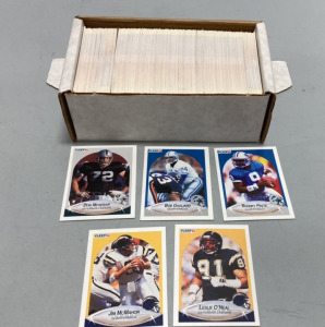 (390+) Fleer Collectible Football Cards 1990’s Complete Set