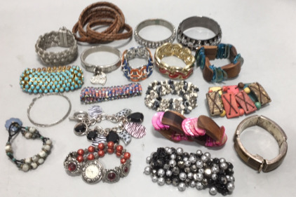 Craft/Costume Jewelry Various Bracelets