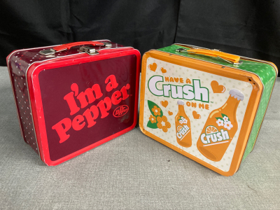 (2) Vintage Lunch Box