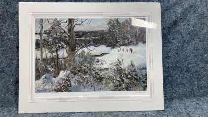 Winter Ski Print