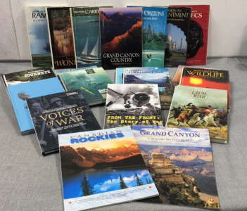 (19) National Geographic Books, Canadian Rockies Booklet, Grand Canyon Booklet