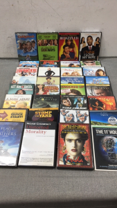 (32) Comedy/Action/RomCom/Documentary Movies DVDs