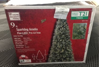 9’ Tall LED Christmas Tree