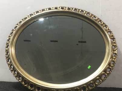 Oval Mirror 32&rdquo; Wide x 27&rdquo; Tall