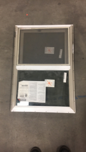 Bathroom Window - with screened window