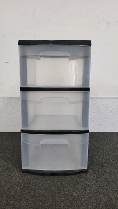 Plastic 3 Drawer Storage