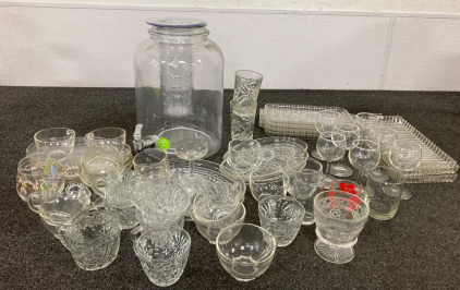 Water Jug, Crystal Glasses, Trays And More