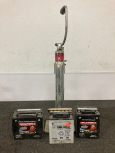 Trailer Jack And (3) Interstate Batteries