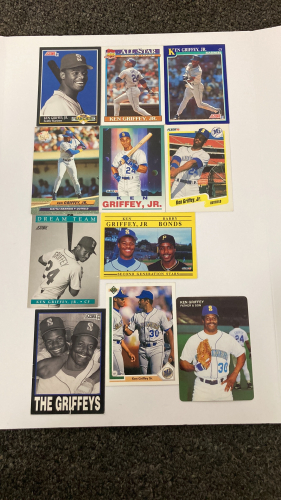 Ken Griffey, JR & Ken Griffey, SR Cards