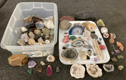 Assorted Stones And Minerals