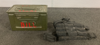 Armo Box And Tactial Leg Bag