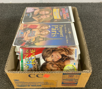 Box of VHS Tapes