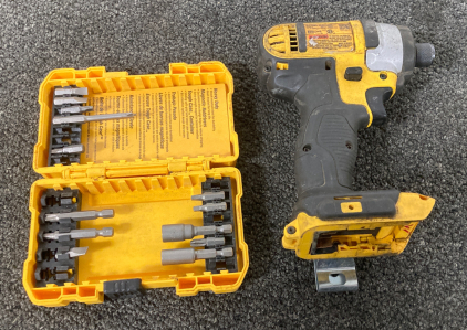 DeWalt Impact and Case with Bits