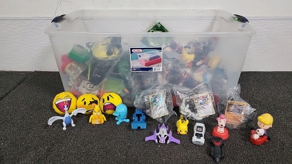 Tote of Assorted Toys