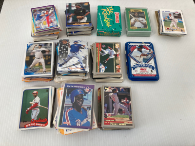 Big bag of sports cards