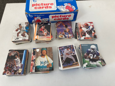 Bag of sports cards