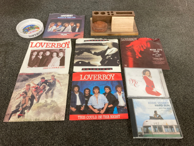 Records, CDs, Phone Nightstand, And More