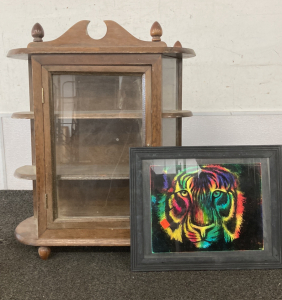 Curio Cabinet And Wall Art