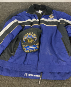 Polaris 50th Anniversary Winter Coat And Hat.
