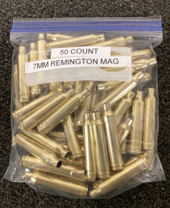 Bag Of 7MM Remington Mag Brass Casings