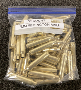 Bag Of 7MM Remington Mag Brass Casings