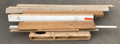 Pallet Of Wood Molding And Trim