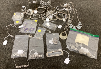 Silver Colored Costume Jewelry