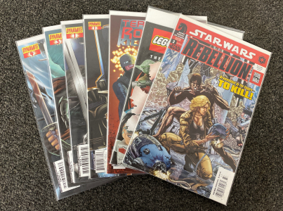 Comic Books: Star Wars, Robocop, and Highlander