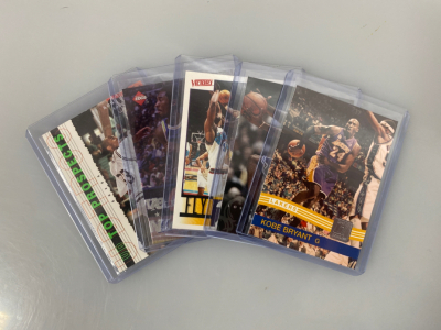 (5) Kobe Bryant Sports Cards