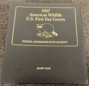 1987 American Wildlife Postal Commemorative Society Book