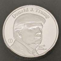 1oz .999 Silver Trump - 45th President Coin - GUARANTEED AUTHENTIC