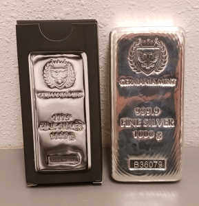 1000 Gram 999.9 Fine Silver Bar - Verified Authentic