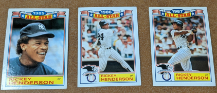 Collectible Ricky Henderson Sports Cards