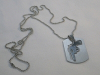 Necklace 24" with Stainless Gun