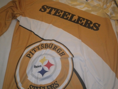 NFL Pittsburgh Steelers Hooded Long Sleeve Size L New