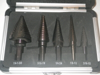 Titanium Step Bit Set New