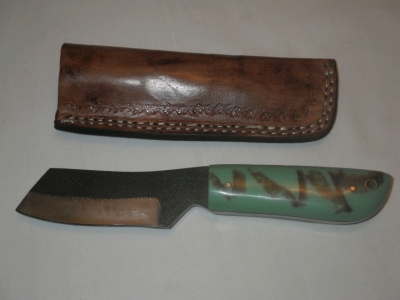 Custom Full Tang Knife Made From File