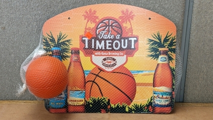 New Kona Brewing Co. 4½" Foam Basketball Set