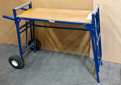 Trojan 41"-156" Folding Work Table w/Rollers