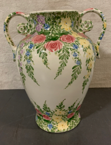 Tabletops Unlimited ”English Garden” Vase By Don Swanson