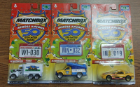 (3) Collectible Matchbox Across America Cars