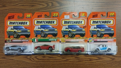 (4) Assorted Matchbox Cars