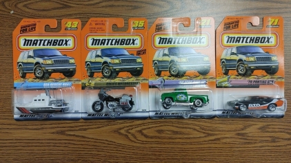 (4) Assorted Matchbox Cars