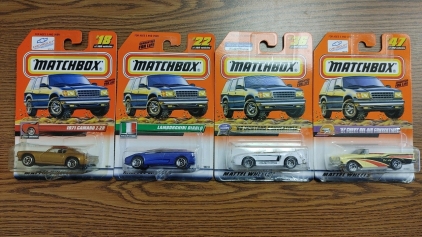 (4) Assorted Matchbox Cars