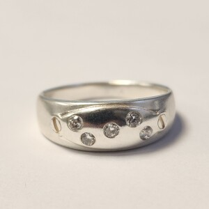 $160 Silver CZ Ring