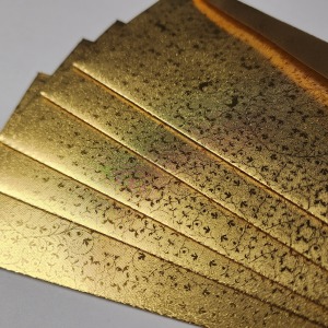 Chrismats Goldfoil Pack Of 5 Envelope