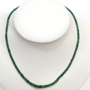 $1130 10K Natural Emerald(37ct) Necklace