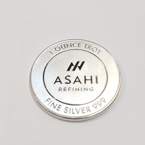 $600 Silver Asahi 1 Ounce Troy Coin
