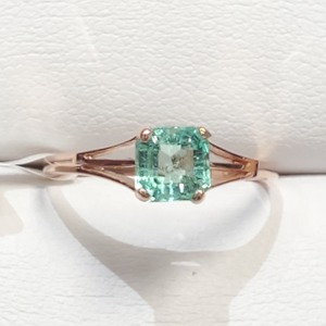 $1315 14K Natural Emerald(0.45ct) Ring